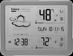 AcuRite 75077A1 Digital Weather Station with Forecast Temperature Atomic Clock 