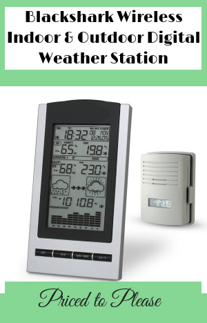 Blackshark Wireless Indoor & Outdoor Digital Weather Station