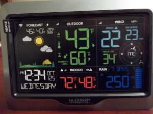 La Crosse Weather Station Display Console