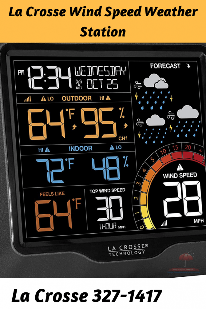 La Crosse Wind Speed Weather Station3271417 Weather Station