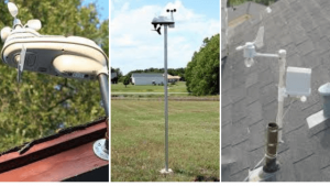 diy weather station mounting pole ideas