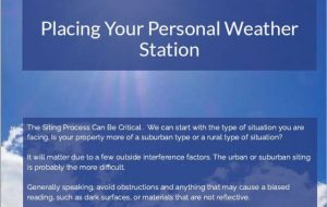 Placing Your Weather Station